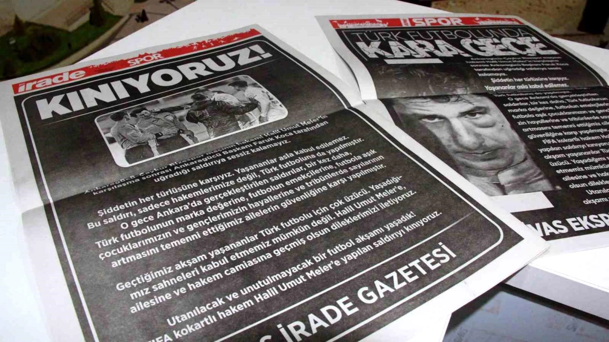 Sivas\'ta yerel gazetelerden hakem şiddetine tepki