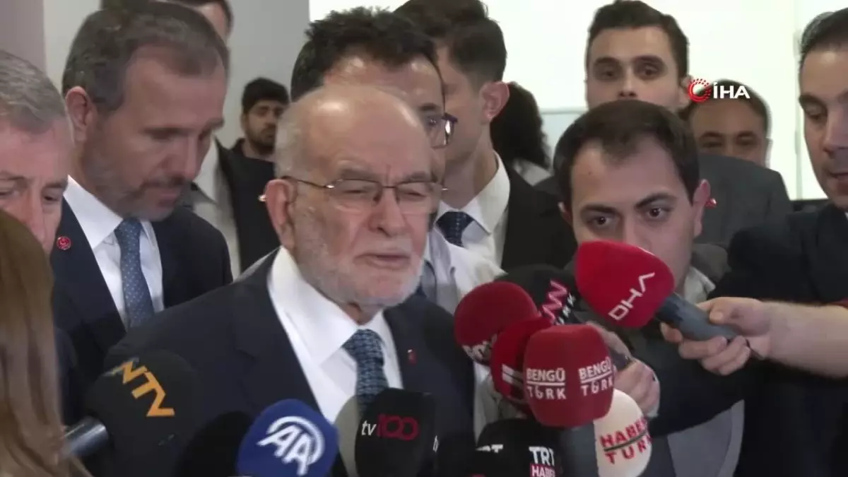 SP Genel Başkanı Karamollaoğlu: \'(Kalp krizi geçiren Hasan Bitmez) Şuuru yerinde değil\'