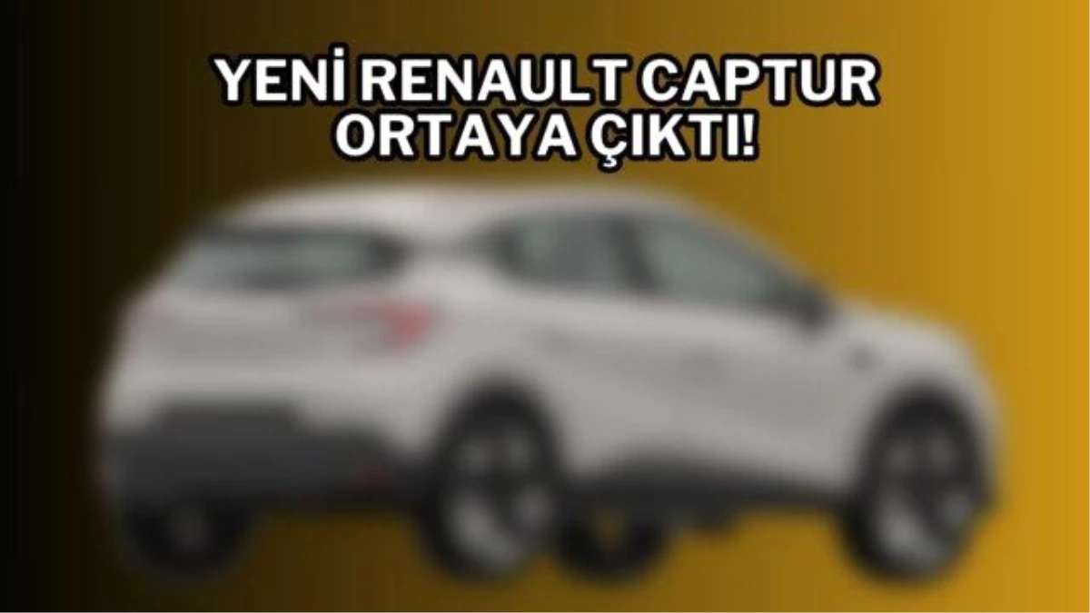 Yeni Renault Captur tasarımı ortaya çıktı!