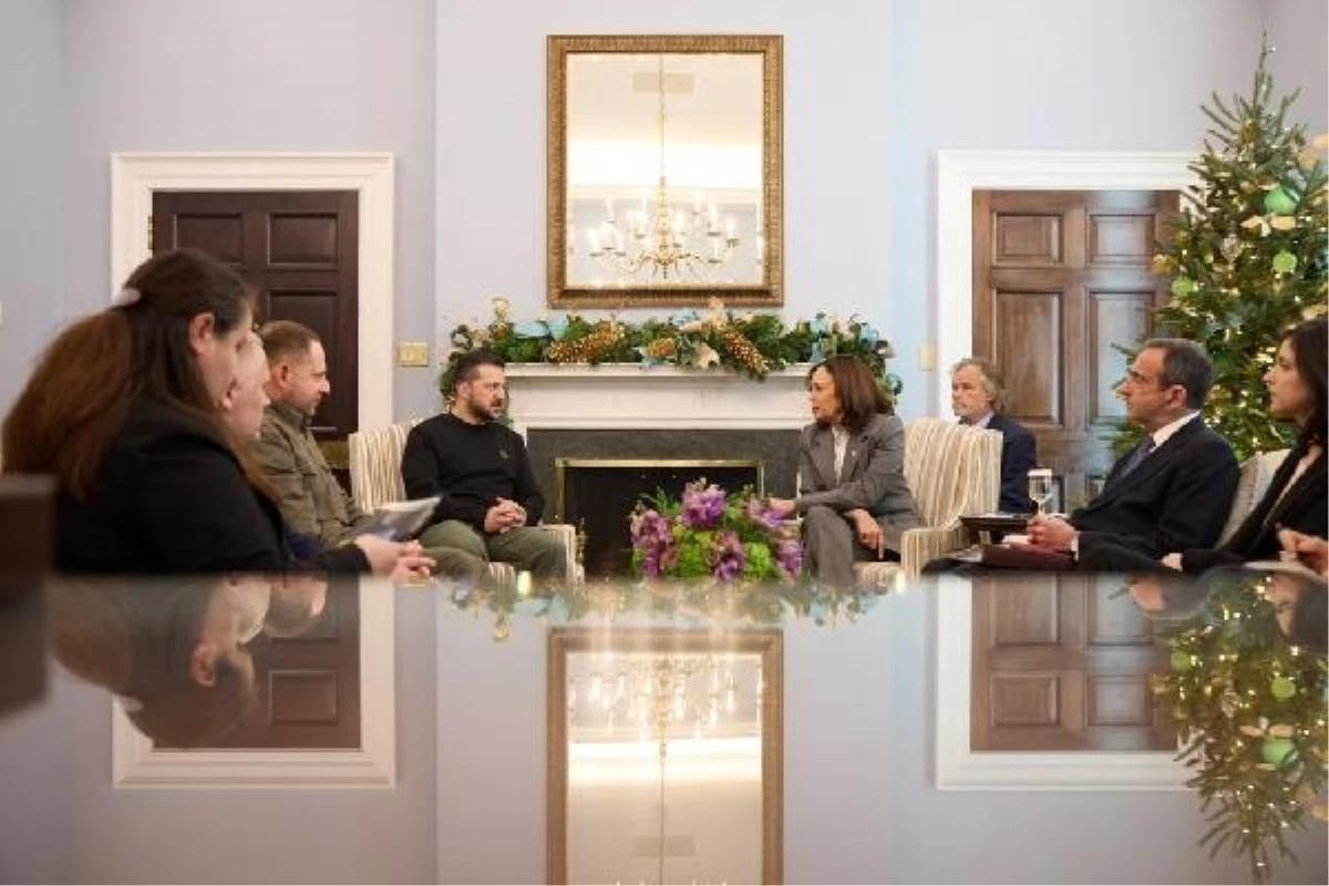 Ukrayna Devlet Başkanı Zelenski, Biden ve Harris ile görüştü