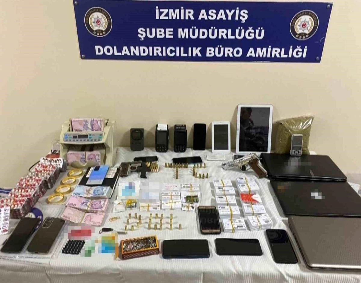 İzmir\'de dolandırıcılık şebekesine operasyon: 69 gözaltı