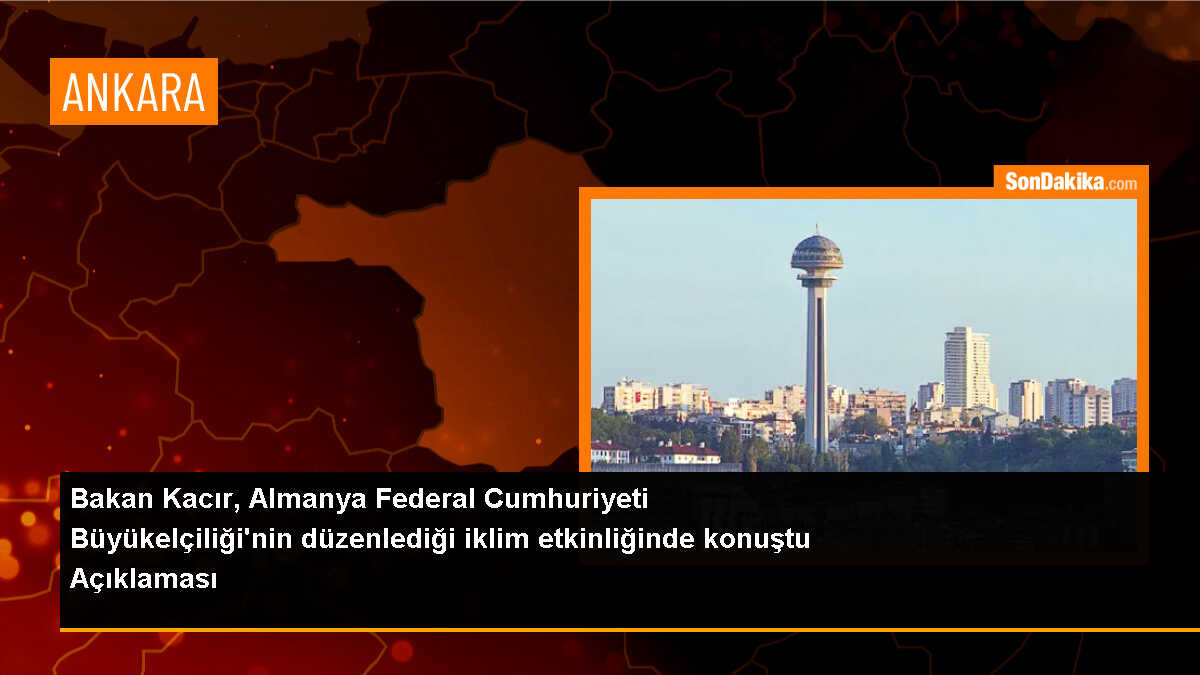Sanayi ve Teknoloji Bakanı Mehmet Fatih Kacır, yeşil dönüşüme odaklandıklarını söyledi