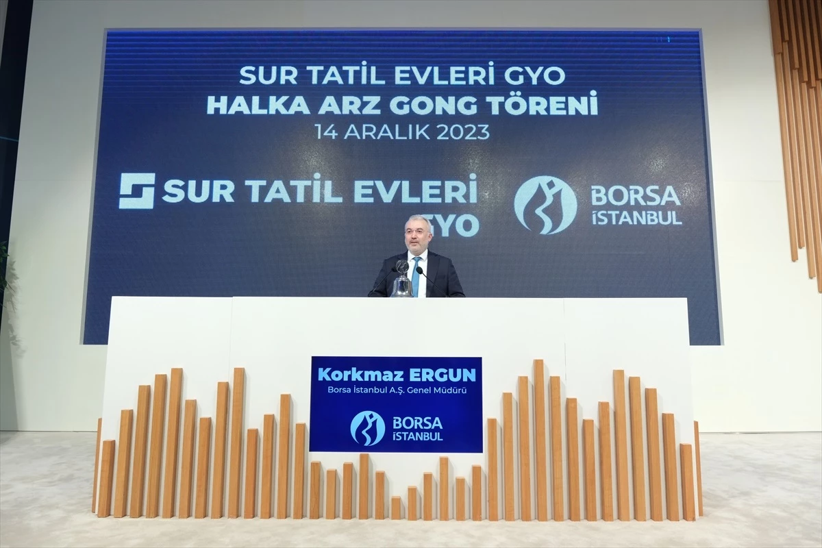 Sur Tatil Evleri GYO Borsa İstanbul\'da işlem görmeye başladı