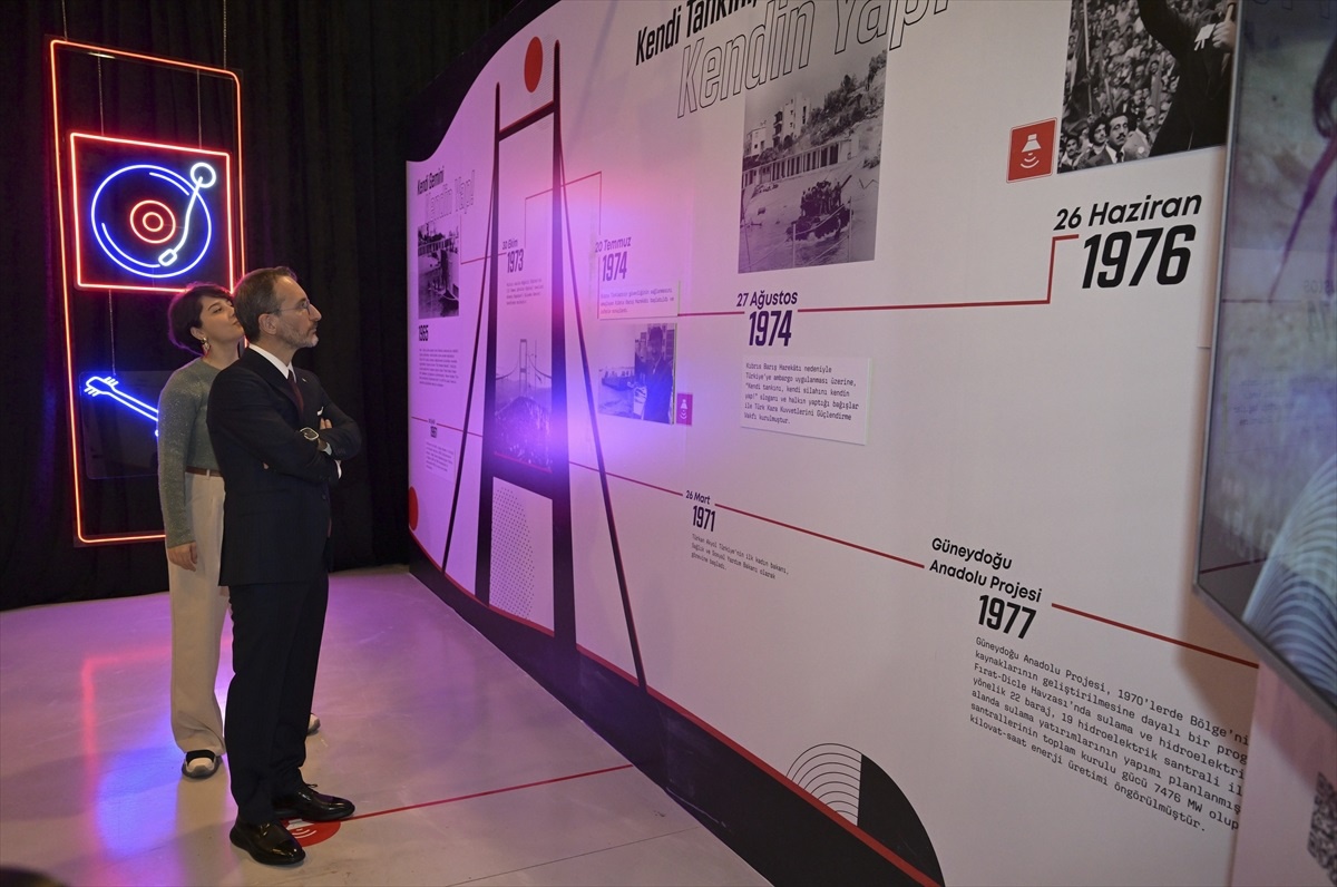 Cumhurbaşkanlığı İletişim Başkanı Altun, Cumhuriyet\'in 100. Yılı Dijital Deneyim Sergisi\'nin açılışına katıldı Açıklaması