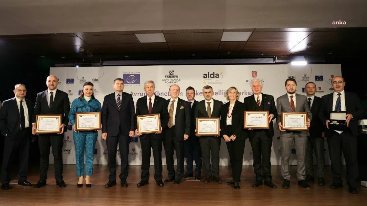 Eskişehir ve Ankara Büyükşehir Belediyeleri Avrupa Yönetişim Mükemmelliği Markası ödülünü aldı