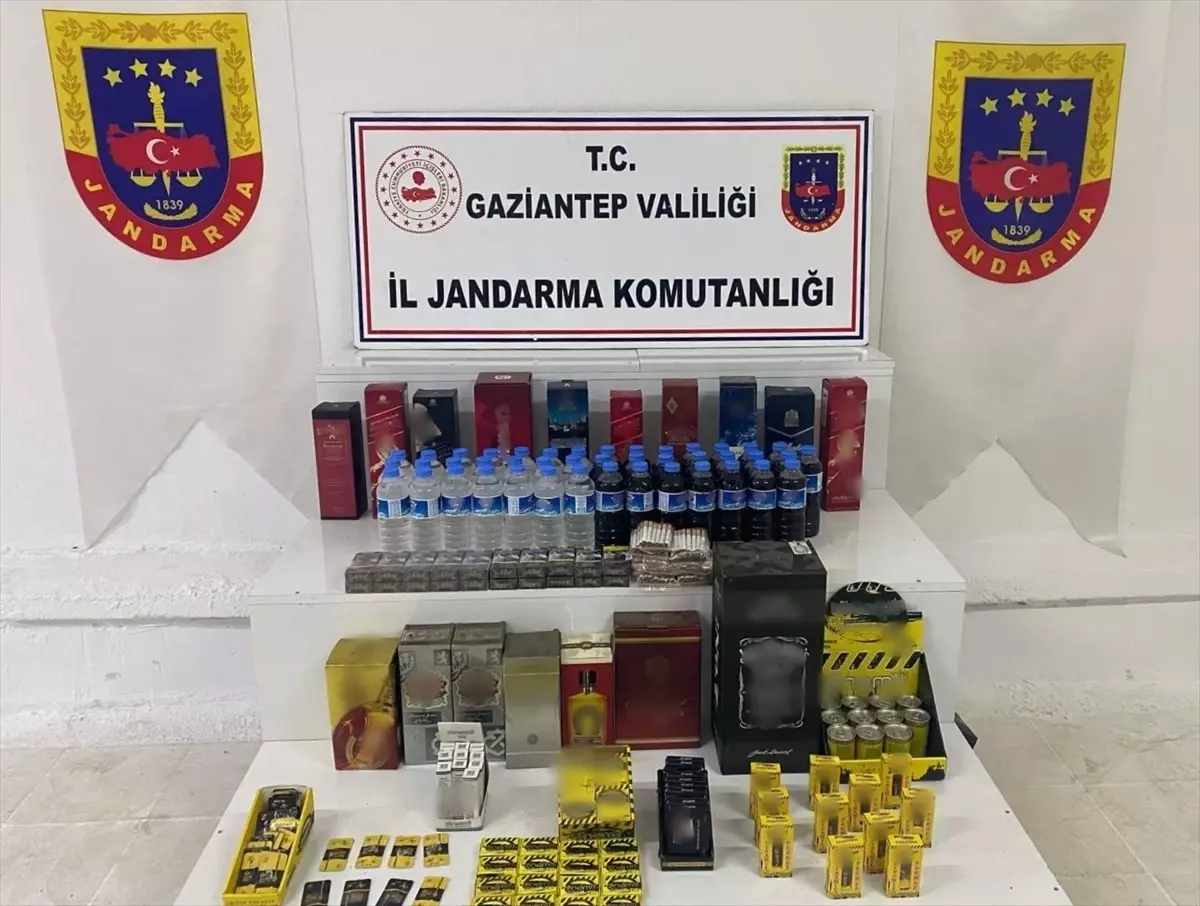 Gaziantep'te sahte ve kaçak içki operasyonu: 3 zanlı gözaltına alındı