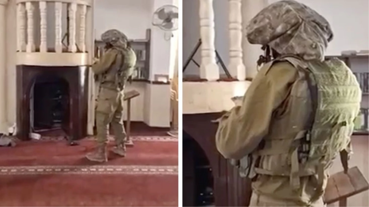 İsrail askerleri Cenin kentinde cami işgal ederek Yahudi duası okudu