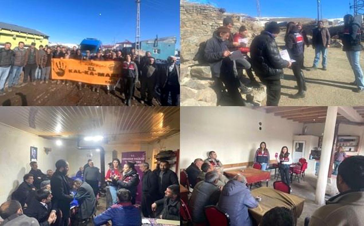Ardahan\'da 37 köyde 1268 erkeğe \'Kadına El Kalkamaz\' eğitimi verildi