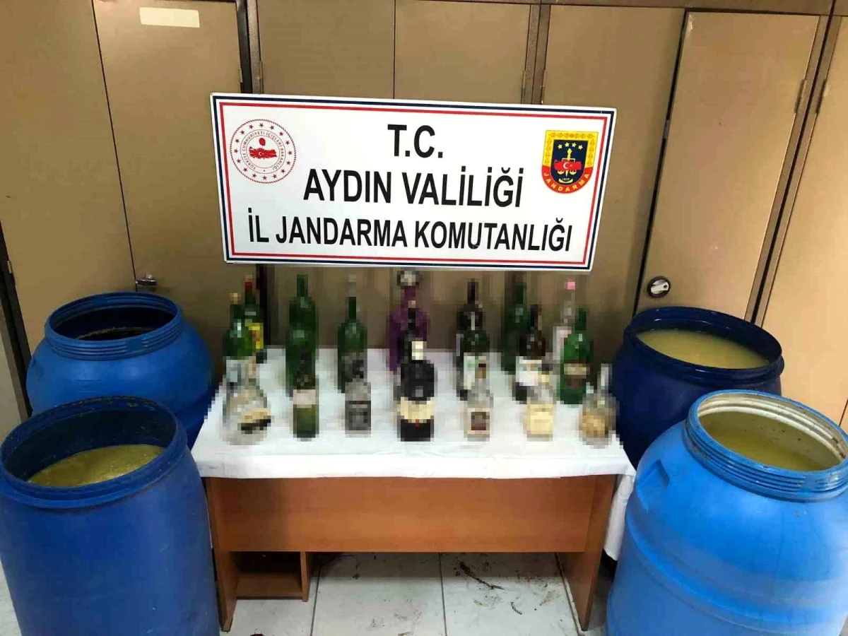 Aydın\'da sahte şarap operasyonu: Bin 550 litre sahte şarap ele geçirildi