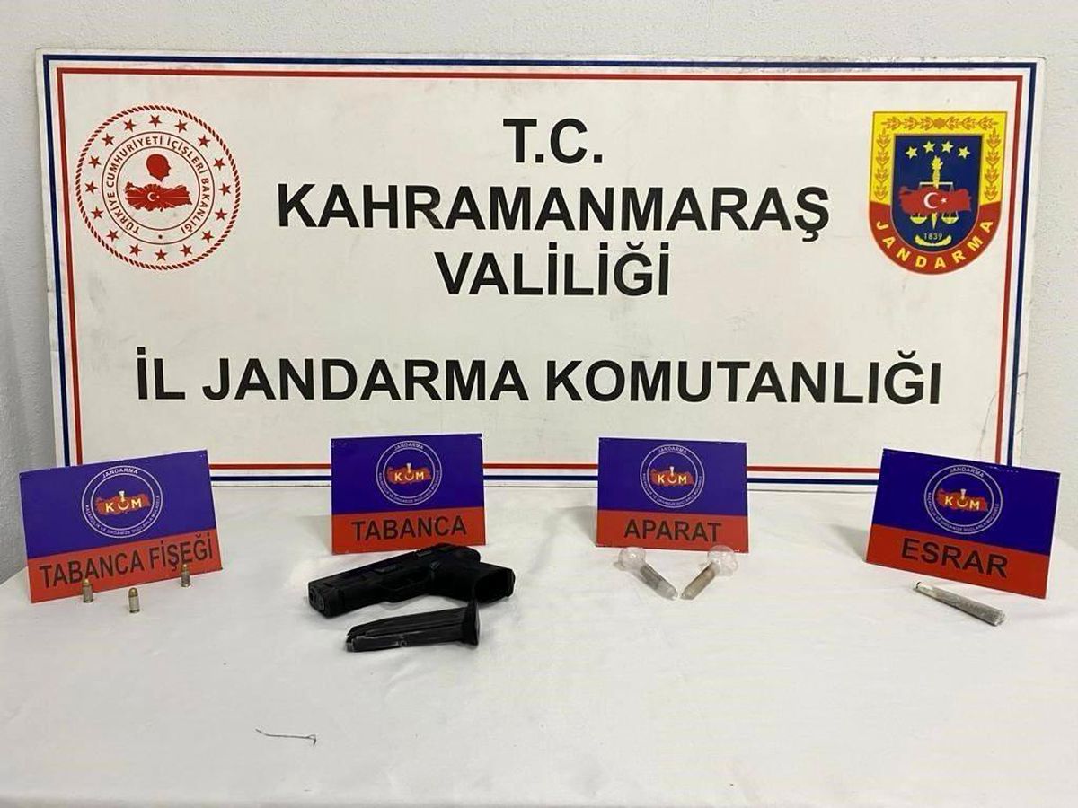 Kahramanmaraş\'ta Kaçakçılık Operasyonu: Uyuşturucu ve Silah Ele Geçirildi