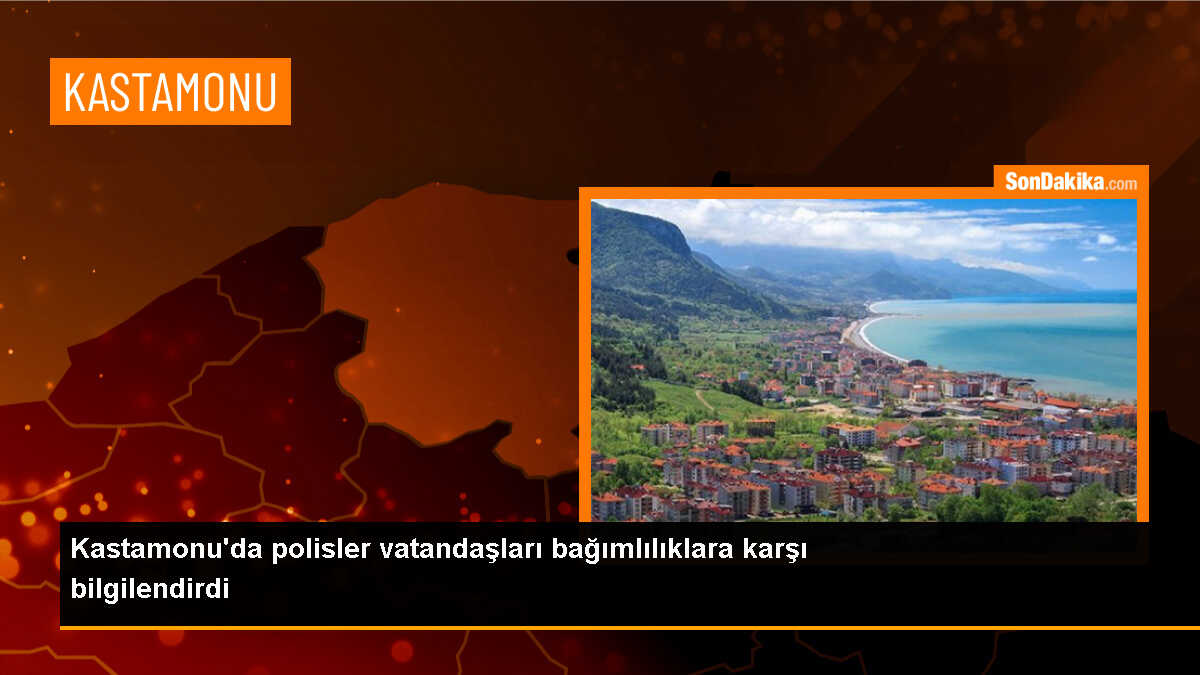 Kastamonu\'da polisler 1500 vatandaşı bilgilendirdi