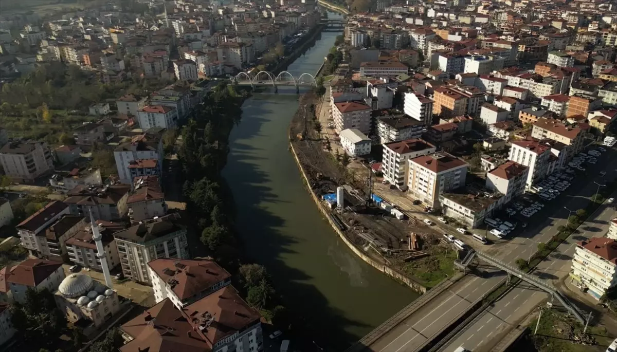 Terme Çayı Islah Projesi\'ne başlandı