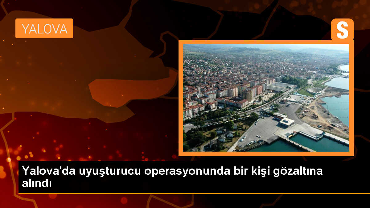 Yalova\'da uyuşturucuyla yakalanan şüpheli gözaltına alındı