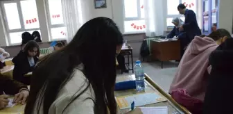 Afşin'de öğrencilere deneme sınavı yapıldı