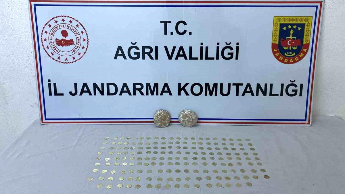 Ağrı\'da 170 adet sikke ele geçirildi