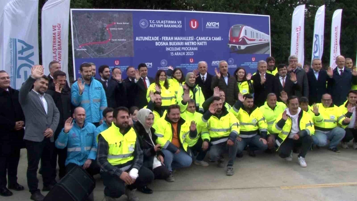 Ulaştırma Bakanı Uraloğlu, İstanbul\'da metro projesini inceledi