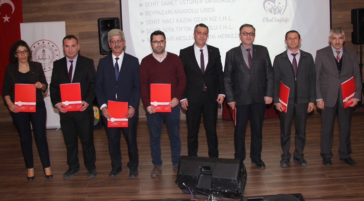 Beypazarı ilçesinde 36 eğitim kurumuna \'Okulum Temiz Sertifikası\' verildi
