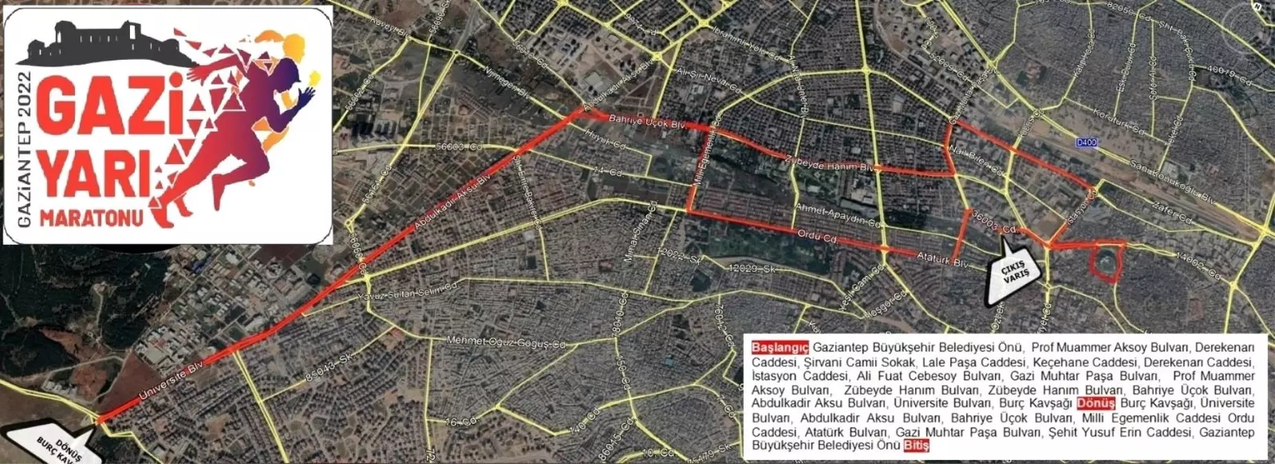 Gazi Yarı Maratonu için bazı yollar trafiğe kapanıyor