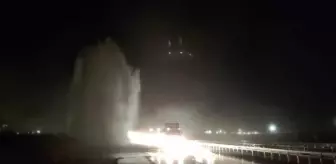 Nusaybin'de içme suyu borusu patladı