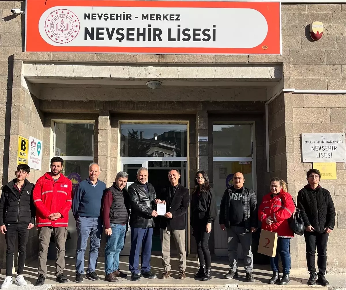 Nevşehir Lisesi'nden Gazze'ye yardım kermesi