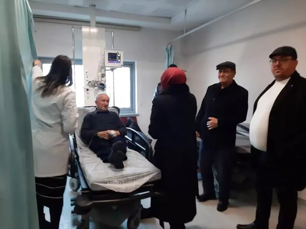 Pınarhisar Kaymakamı yaralıları ziyaret etti