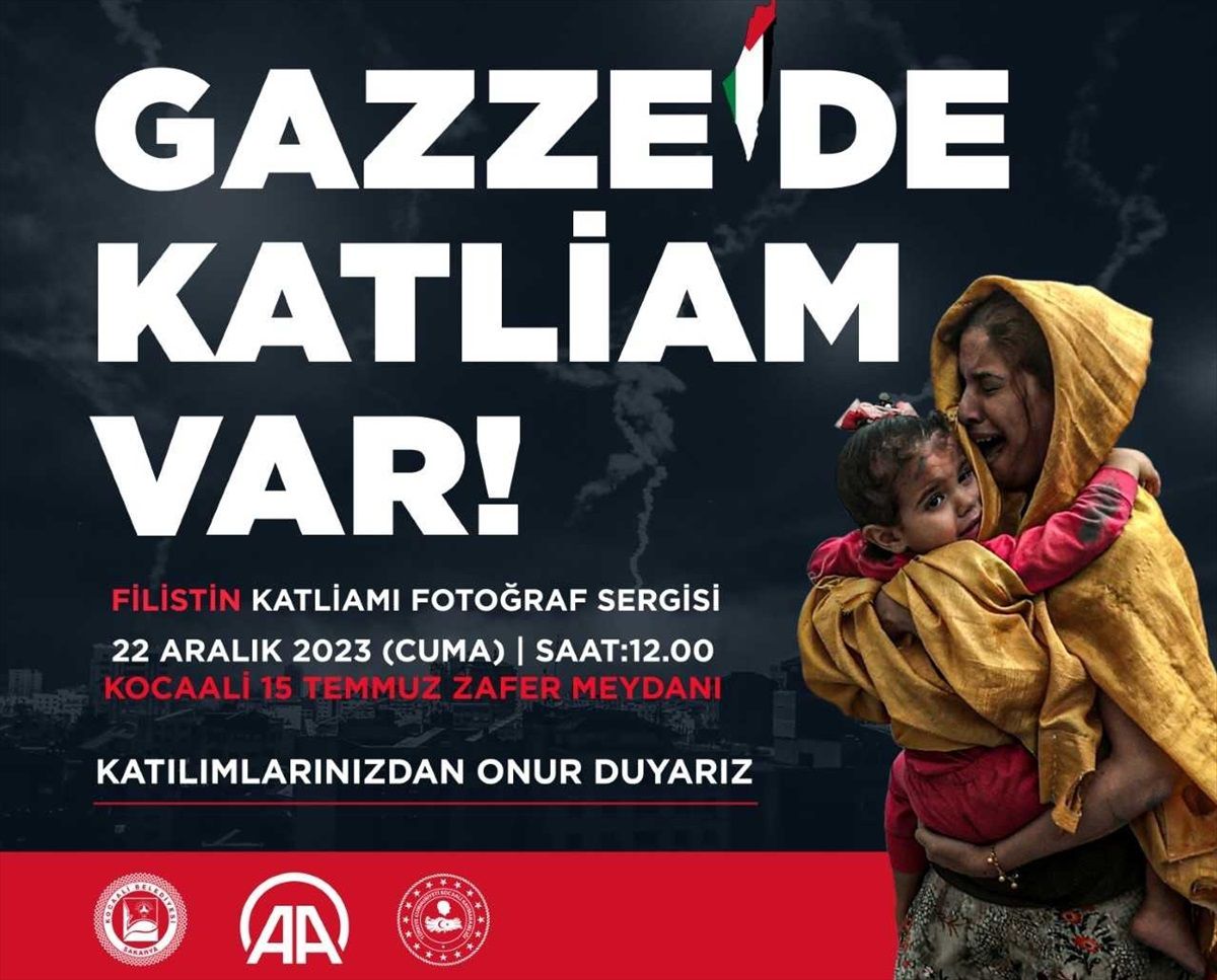 Kocaali\'de Filistin Katliamı Fotoğraf Sergisi açılıyor