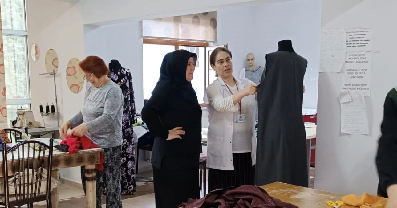 Samsun Canik Belediyesi, kadınlara mesleki eğitim veriyor