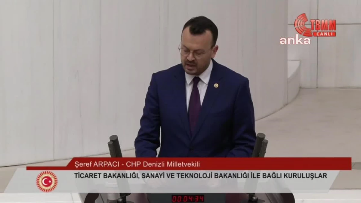 CHP Milletvekili Şeref Arpacı: Türkiye\'de Çifte Standart Var