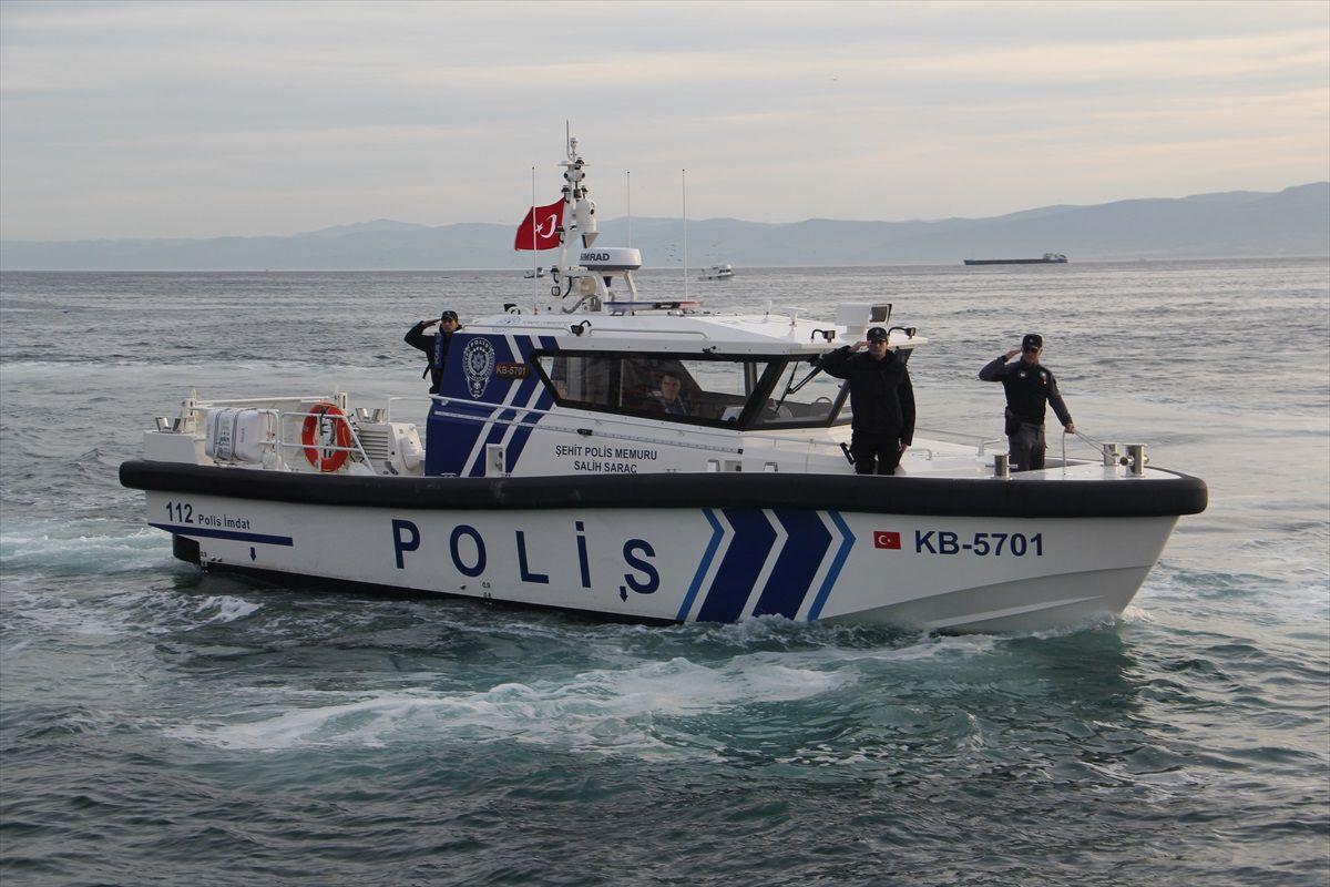 Sinop\'ta şehit polis memurunun adının verildiği kontrol botu hizmete alındı
