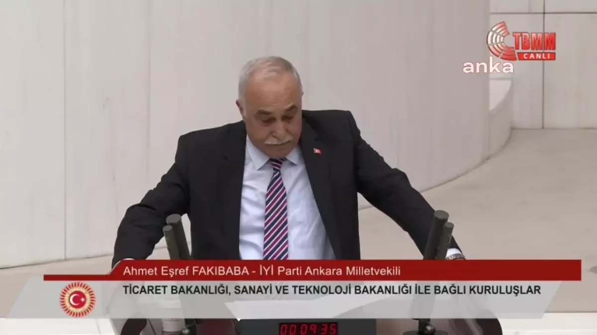 TBMM\'de Bütçe Görüşmeleri... Ahmet Eşref Fakıbaba: "Gap\'ın Bitirilmesi İçin Yeterli Kaynak Aktarılmalı ve Yatırımlara Ağırlık Verilmelidir"