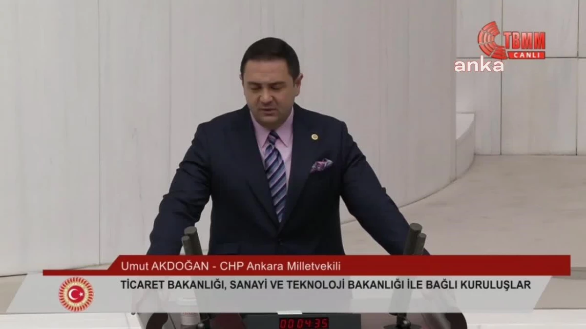 CHP Milletvekili Umut Akdoğan, Türkiye\'nin bilimsel ve teknik araştırmaya daha fazla önem vermesi gerektiğini söyledi