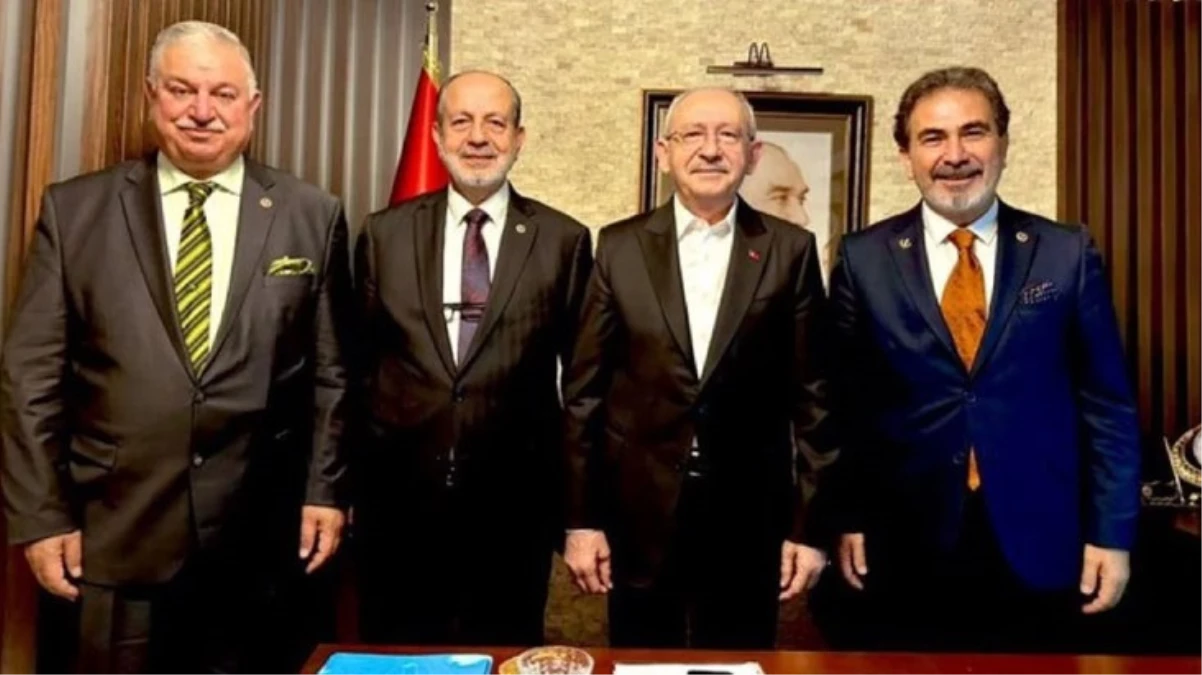 Yeniden Refah Partili milletvekillerinden Kemal Kılıçdaroğlu\'na sürpriz ziyaret