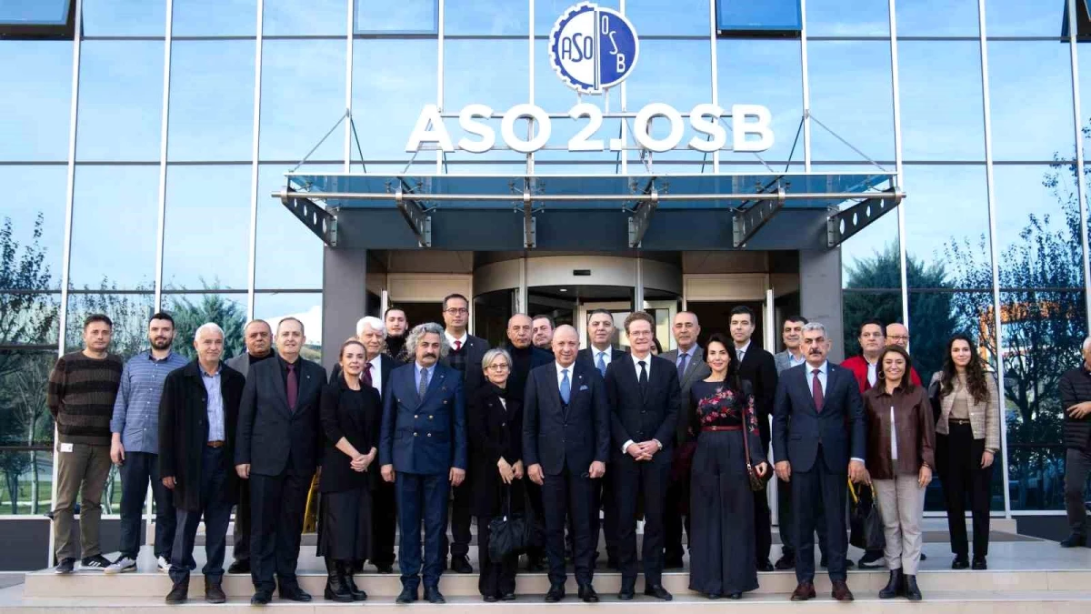 AB Türkiye Delegasyonu Başkanı Meyer-Landrut, "Pilot Yeşil OSB" seçilen ASO 2 OSB\'yi ziyaret etti