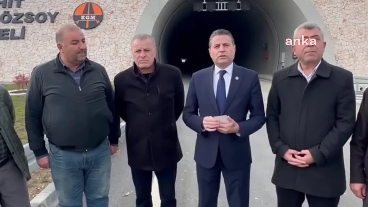 CHP Amasya Milletvekili Karagöz: "Aydınca Şehit Ahmet Özsoy Tüneli ve Bağlantı Yolu, 45 Gün Önce Bitmesine Rağmen Neden Açılmıyor?"