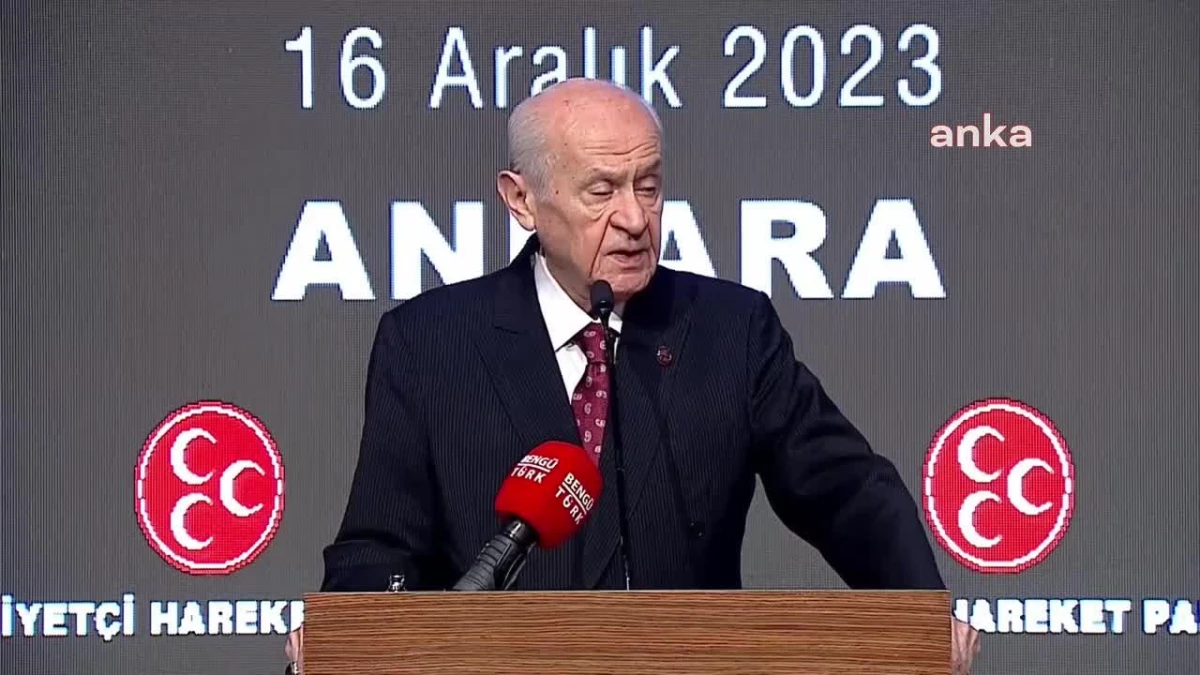 MHP Genel Başkanı Bahçeli: "Cumhur İttifakı 31 Mart 2024 için yola koyulmuştur.