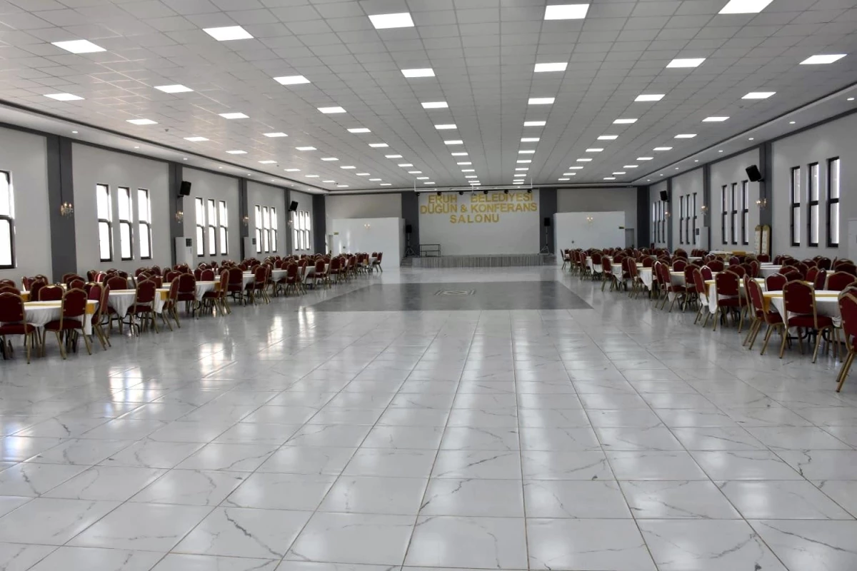 Siirt Eruh Belediyesi Ücretsiz Düğün Salonu Hizmete Açıldı