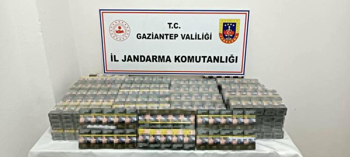 Gaziantep\'te 2 Bin 760 Paket Kaçak Sigara Ele Geçirildi