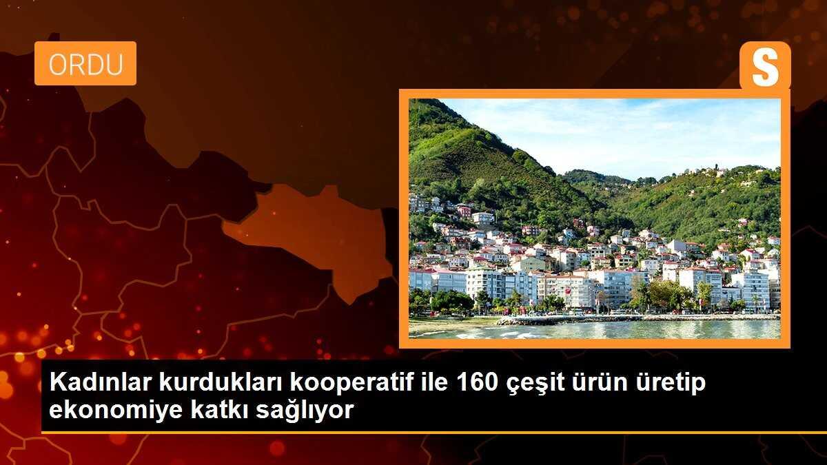 Kadınlar kurdukları kooperatif ile 160 çeşit ürün üretip ekonomiye katkı sağlıyor