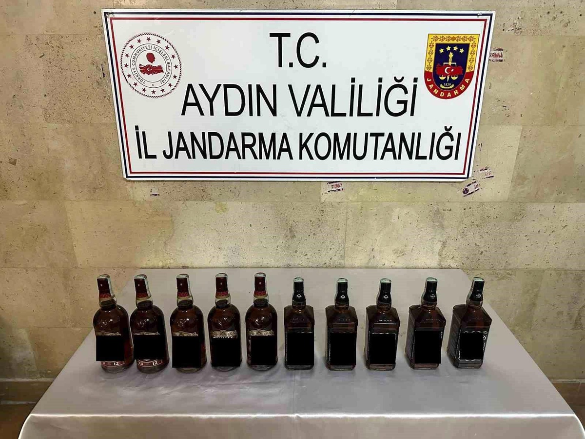Aydın\'da bandrolsüz alkol ele geçirildi