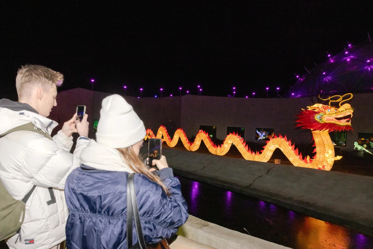 Budapeşte\'de Çin Yeni Yılı fener festivali düzenlendi