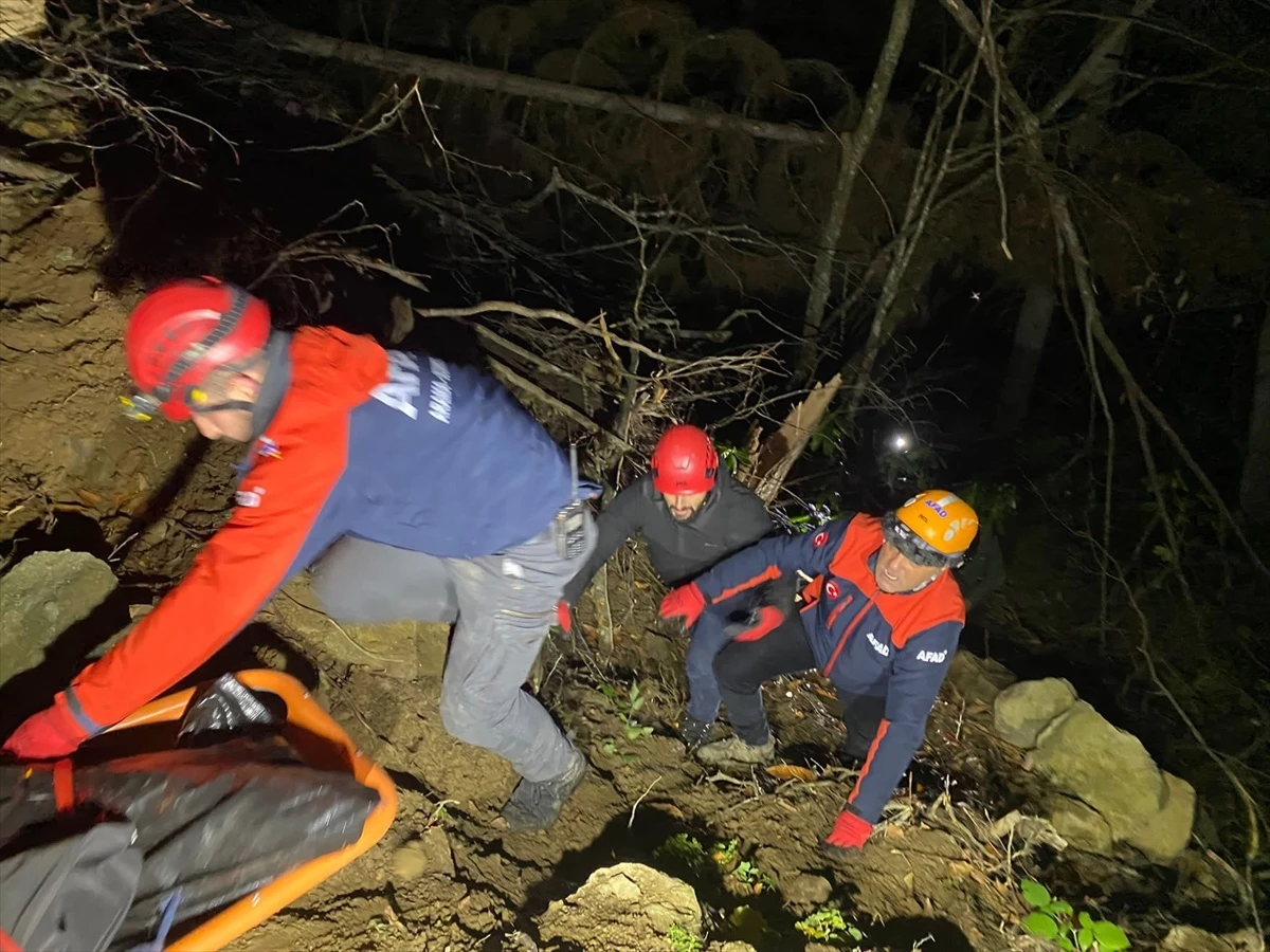 Artvin\'de ağaç keserken uçurumdan düşen kişi hayatını kaybetti