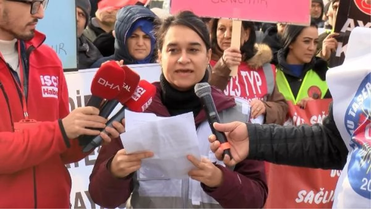 Kadıköy'de Taşeron İşçileri Kadrolu Çalışma İstedi - Son Dakika