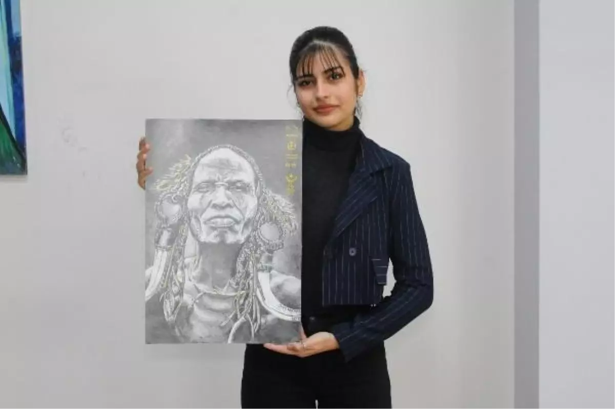 Okul yönetimi ve öğretmenler öncü oldu, öğrencilerin resimleri 4 ülkede sergilendi