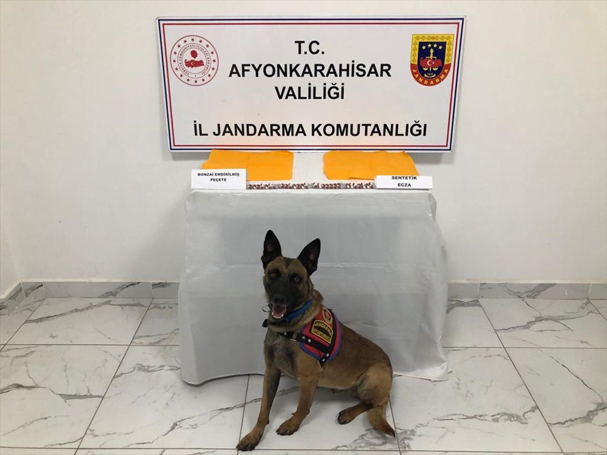 Afyonkarahisar\'da uyuşturucu operasyonunda 2 kişi gözaltına alındı