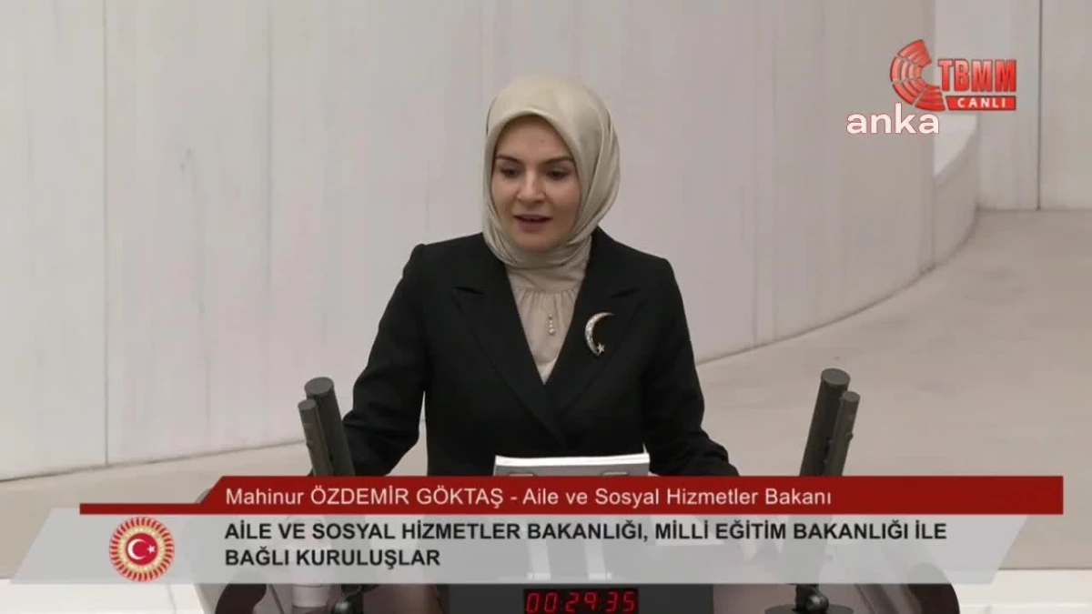 Aile ve Sosyal Hizmetler Bakanı Mahinur Özdemir Göktaş: "Kadına Yönelik Şiddetle Mücadele Siyaset Üstü Bir Meseledir"