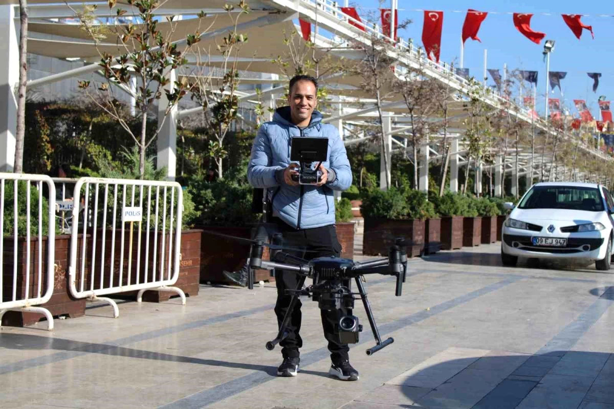 Aydın\'da drone destekli trafik denetimi