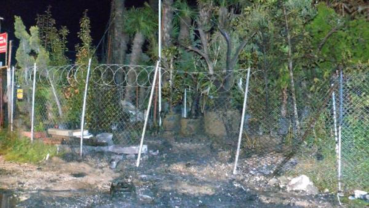 Bursa'da otomobil takla attı, fidanlıkta yangın çıktı