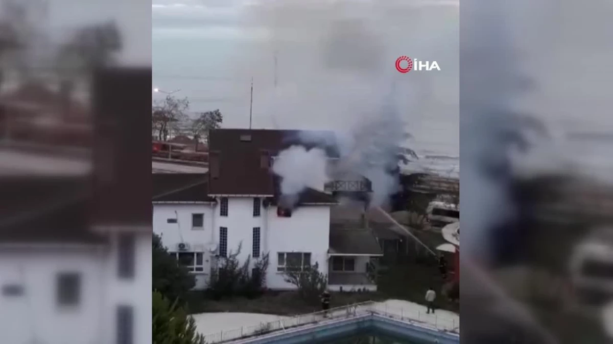 Giresun Üniversitesi\'ne ait sosyal tesislerde yangın çıktı