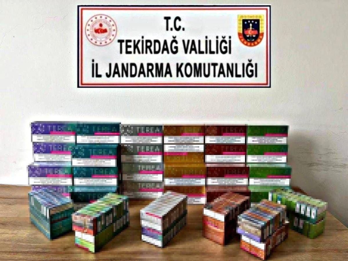 Tekirdağ\'da 507 Bin TL Değerinde Sıkıştırılmış Tütün Ele Geçirildi