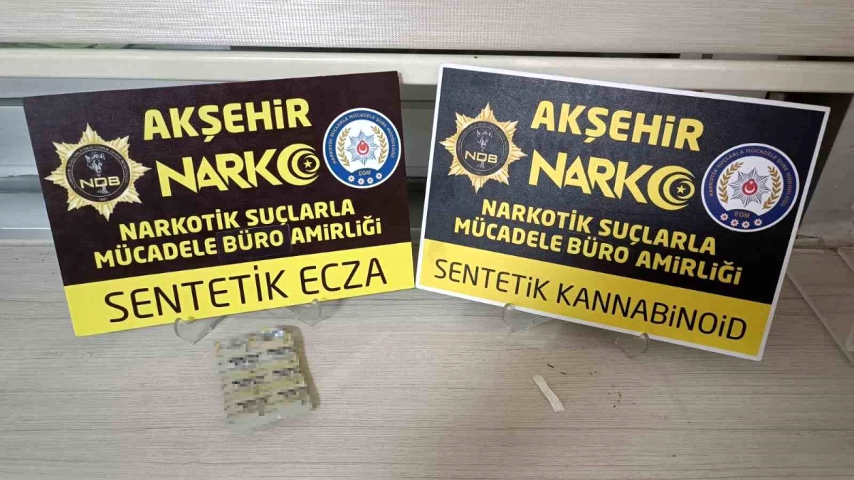 Akşehir\'de uyuşturucu operasyonu: 3 şüpheli gözaltına alındı